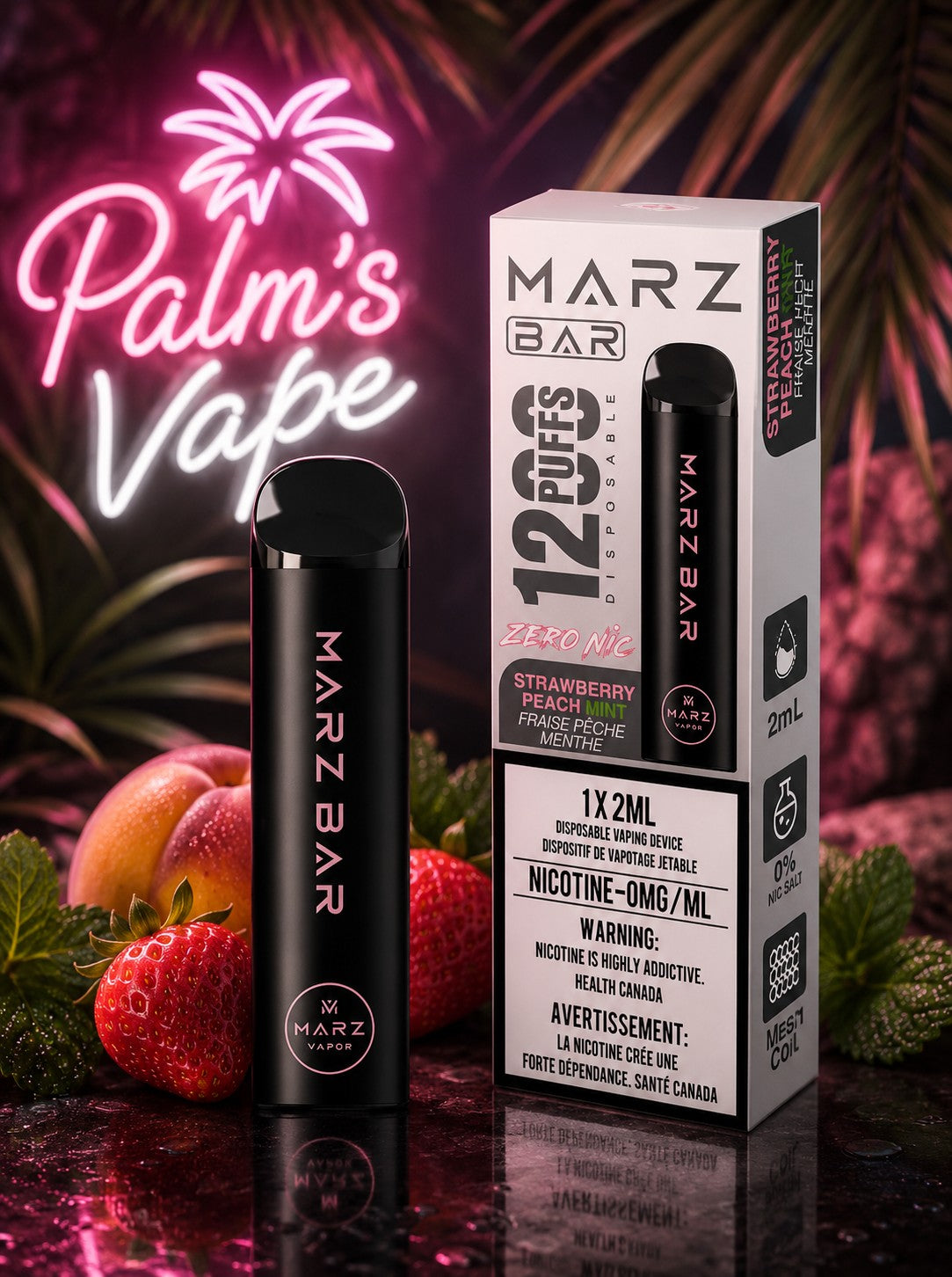 Zero Nicotine MARZ Bar 1200